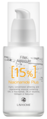 Lavasome  Ампула для выравнивнивания тона кожи с ниацинамидом  15%  - LAVASUM FILLER AMPOULE NIACINAMIDE 15 PLUS, 30 МЛ