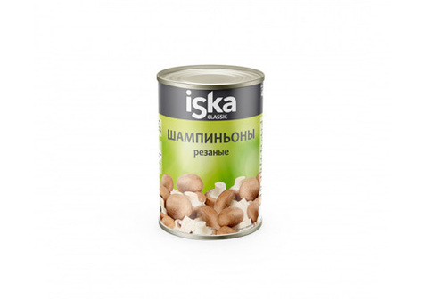 Грибы шампиньоны Iska резаные, 425мл
