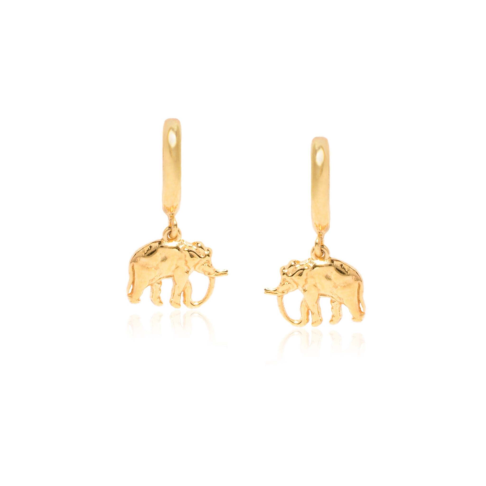 HERMINA ATHENS Серьги Elephant Mini Earrings hermina athens кольцо luna turquoise ring