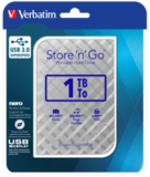 Внешний жесткий диск 1TB Verbatim Store 'n' Go Style, 2.5", USB 3.0. Серебристый