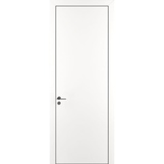 Купить Межкомнатная дверь экошпон VFD Urban Z Ice алюминиевая кромка black edge