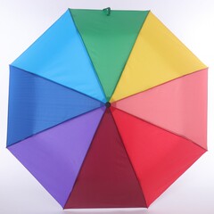 Женский зонт радуга полный автомат Artrain 8 спиц