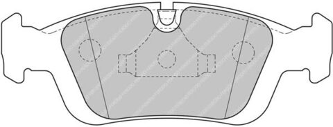 FCP1300H Тормозные колодки дисковые спортивые DS2500