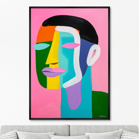 ArtNoMore - Репродукция картины на холсте The Mask collection, No 4, 2024г.