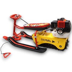 Насадка Гусеничный модуль к снегокату двигатель 2-х такт. BR-581