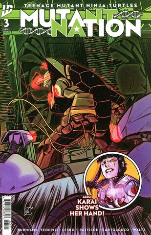 Teenage Mutant Ninja Turtles Mutant Nation #3 (Cover B)
