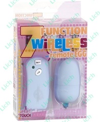 Голубое виброяичко WIRELESS
