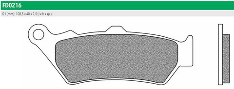Тормозные колодки Newfren FD0216BT
