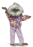 Костюм с курткой c мехом - Демонстрационный образец. Одежда для кукол, пупсов и мягких игрушек.