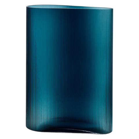 Ваза 38см Nude Glass Туман бирюзовая