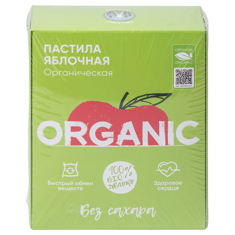 Organik Around Пастила Яблочная Органическая 700 г  шоу-бокс 36*18г