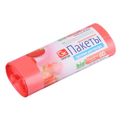 Мешки для мусора БИО 60 л, 4 аромата, GRIFON