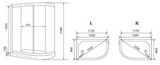 Душевая кабина Timo eco 120*80*215 (TE-0702PL)