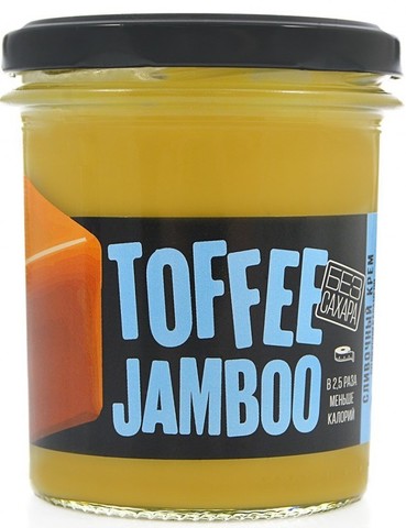 Сливочный крем Toffee Jamboo со вкусом карамели б/сахара 290г