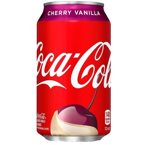Coca-Cola Cherry Vanilla Кока-Кола вишня ваниль 0,355 л