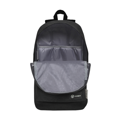 Картинка рюкзак городской Torber torber graffi черный - 6