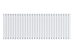 Стальной трубчатый радиатор отопления КЗТО Гармония А40 2-500-28 секций боковое подключение