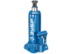 ЗУБР 6 т, 215 - 415 мм, бутылочный гидравлический домкрат в кейсе, Профессионал (43060-6-K)