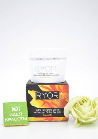 Ryor Экстрапитательный крем с аргановым маслом для сухой кожи, 50мл