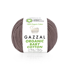 Gazzal Organic Baby Cotton 433 (Кофейно-розовый)