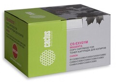 Картридж лазерный Cactus CS-EXV21M C-EXV21M пурпурный (14000стр.) для Canon IRC2380/ C2380i/ C2550/ C2550i/ C2880/ C2880i/ C3080/ C3080i/ C3380/ C3380i/ C3480/ C3480i/ C3580/ C3580i