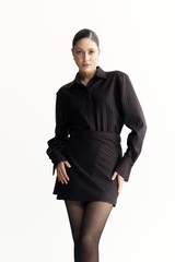 Рубашка с юбкой-баской