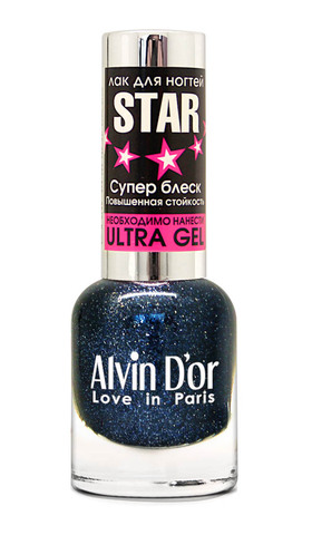 Alvin D`or Лак для ногтей STAR Супер блеск тон 6128  15мл