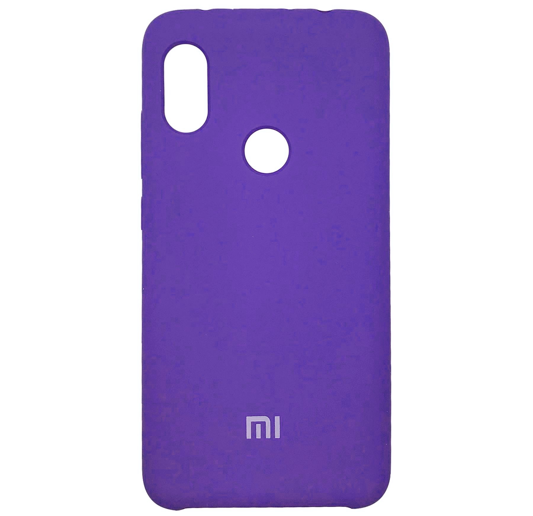 Силиконовый чехол Silicone Cover для Xiaomi Redmi Note 6 Pro:  Нежно-фиолетовый