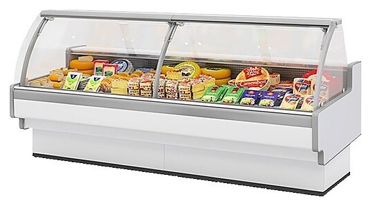 Витрина холодильная Brandford  AURORA Slim 125 низкотемпературная