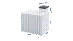 Погреб Т 2500 Тингард(240x190x260см;740кг;) - арт.555901