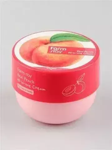 Farmstay Real Peach All-in-one Cream Крем для лица многофункциональный с экстрактом персика