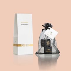 Черные игровые кубики для пар YESforLOV - 