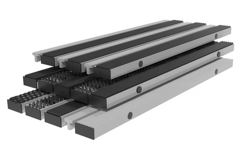 Придверная решетка Gidrolica Step - текстиль+щетка+скребок, м.кв.