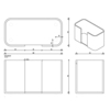 Decor Walther 0974160 Decor Walther Black Stone SPTB Держатель для бумажных полотенец, настольный, цвет: черный матовый