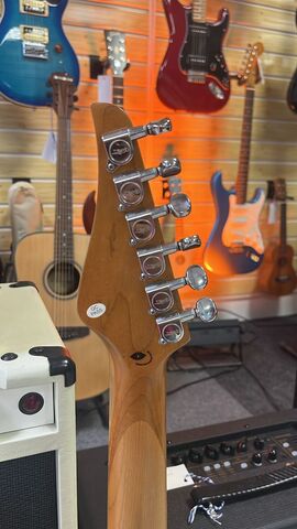 JET JS-850 Relic FR - Электрогитара, Stratocaster, корпус ольха, 22 лада, HS, цвет Relic FR, красный