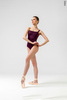 Strap leotard | wine