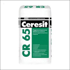 Масса гидроизоляционная жесткая (фольга) CERESIT CR 65 (серый)