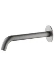 Aquatek AQ1341BGM AQ1341BGM ЕВРОПА излив для ванны 180 мм, оружейная сталь (шлиф. черный хром) фото