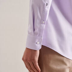 Сорочка мужская Seidensticker Regular Fit 01.153690-82 из твила сиреневая