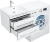 Aquanet 239789 Тумба с раковиной Верона 120 L подвесная 2 ящика цв.белый (239789)