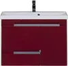 Aquanet 212928 Тумба с раковиной Aquanet Тиволи 90 бордо (212928)