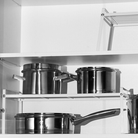 Подставка для кастрюль Bjorkna, цвет: белый, материал: металл, размер: 50*20*18 см.