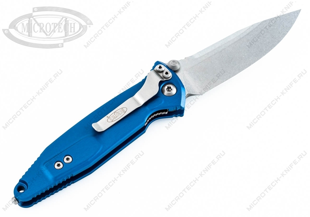 Нож Microtech Socom Elite M390 Stonewash 160-10BL - фотография 