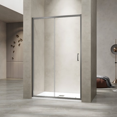 RGW 030811416-110 Душевая дверь 160*195 RGW PA-114-Gr Серый/Прозрачное/6 мм (158-162) (EasyClean)