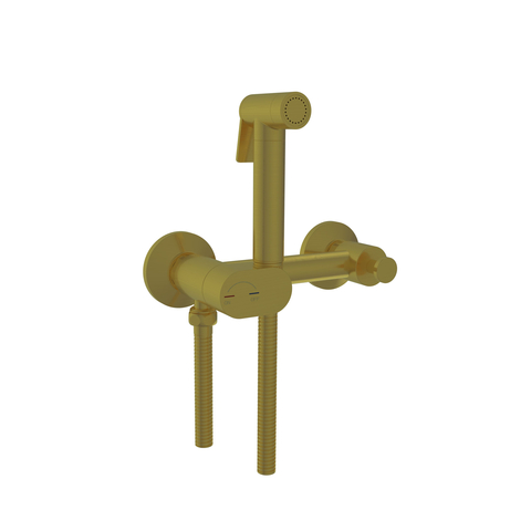 RGW 581408216-06 Гигиенический душ со смесителем RGW SP-216-Gb Золото браш (Смеситель/шланг/гигиенический душ/)