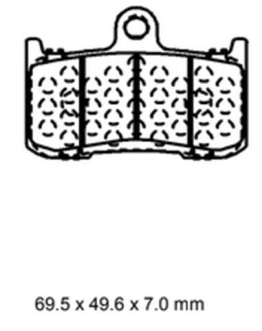 Колодки  G-brake   GM-05047S