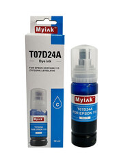 Чернила MyInk T07D24A для EPSON EcoTank 115, L8160/L8180 (70 мл, cyan)