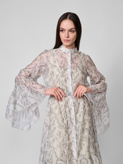 ПЛАТЬЕ БОХО РУКАВА ВОЛАН