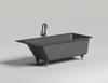 Salini CASCATA 180x80 104223MRH Ванна встраиваемая S-Stone, изготовление внутренней поверхности ванны RAL