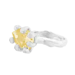 Кольцо Princess Yellow Pear